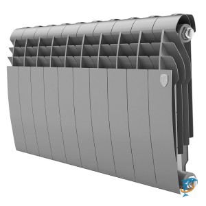 Радиатор биметаллический Royal Thermo BILINER B 350 Серебристый 10 секций  (RTBS335010)