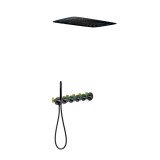 Душевая система встроенная с термостатом Timo Saona SX-2319/03SM черный — 