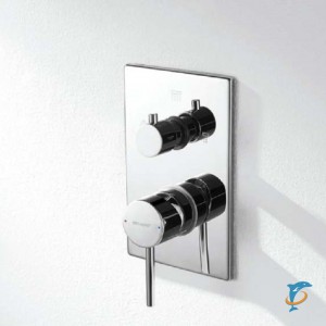 Смеситель встраиваемый в стену Bravat Arc (2-функц) (P69193C-2-ENG)