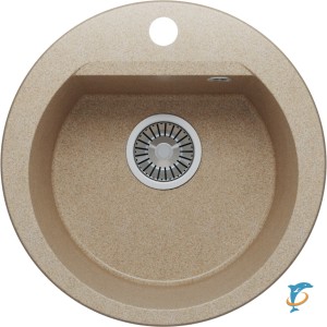Мойка кухонная Polygran ATOL-460 Песочный  (678927)