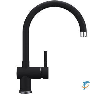 Смеситель для кухонной мойки Ulgran Quartz UQ-021 уголь  (UQ-021-07)