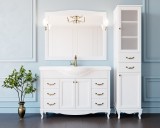 Комплект ValenHouse Эллина 120 белый с пеналом, фурнитура бронза — 