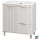 Тумба с раковиной Brevita Risacca Crema 80  (RIS-06080-0342Я+B-OND080-01)