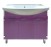 Тумба для комплекта Misty Эмма 105 прямая, сиреневая