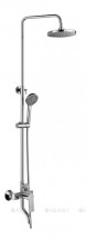 Душевая система HAIBA HB2414, тропический душ, латунь, хром — 