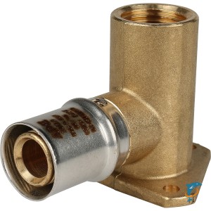 Stout Угольник настенный с креплением удлинённый 1/2"х20 для металлопластиковых труб прессовой (SFP-0012-001220)