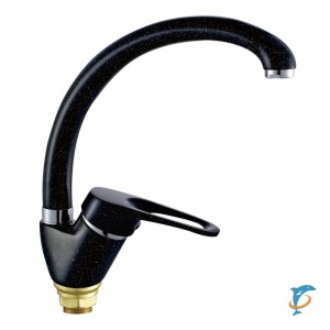 Смеситель для кухни HAIBA HB4113-7 латунь, черный (HB4113-7)