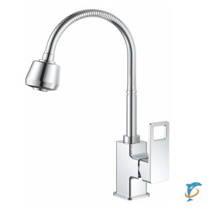 Смеситель для кухни HAIBA HB73615 2-режима, латунь, хром  (HB73615)