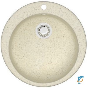 Кухонная мойка AZARIO Vital 507x507x200 искусственный мрамор, цвет Бежевый (CS00078344) (CS00078344)