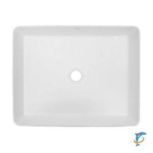 Раковина накладная Azario 505х400х110 прямоугольная, белый глянец (AZ-7050K) (AZ-7050K)