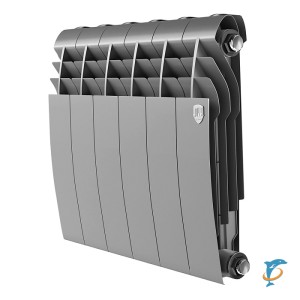 Радиатор биметаллический Royal Thermo BILINER B 350 Серебристый 6 секций  (RTBS335006)