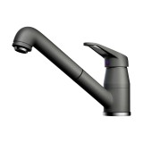 Смеситель OMOIKIRI Tateyama-S-PL для кухни гранит/платина — 