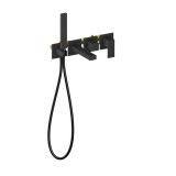 Смеситель встроенный для ванны с душем Timo Selene 2014/03YSM черный — 