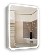 Зеркало-шкаф AZARIO Фиджи flip 50 подсветка, сенсорный выключатель с функцией диммера (LED-00002471) &mdash; 