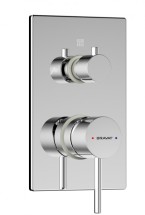 Смеситель встраиваемый в стену Bravat Arc (3-функц) — 