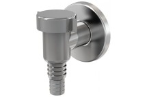 Сифон под штукатурку AlcaPlast APS1 — Сифон для стиральной машины наружный хромированный