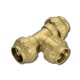 Тройник Tiemme 20х20х20 серии 3467CR  (3400033(3467G202020CR))