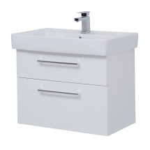 Тумба для комплекта Dreja Q MAX 80 подвесная, белый глянец — 