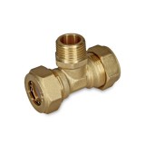 Тройник для нержавеющей трубы 15 x 1/2 ш. x 15 Millennium TNM1215 — 