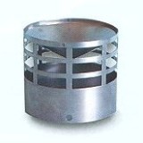 Наконечник BAXI для раздельных труб, диам. 80 мм, HT &mdash; В отличие от коаксиальных труб наконечник для раздельных труб заказывается отдельно. Защищает от порывов ветра.