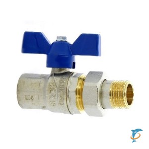 Кран шаровой НВ с разъемным соединением EVOLUTION бабочка F.I.V. 1"  (80005100)