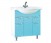 Мебель для ванной Misty Жасмин 86 с 2-мя ящиками, правым зеркалом и Б/К голубая