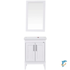 Комплект мебели ValenHouse Эйвори 60 без пенала, белый, фурнитура хром  (AVК60Б)