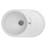 Мойка для кухни Granula 7801, АРКТИК (БЕЛЫЙ), гранит &mdash; 