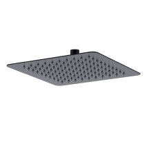 Лейка душевая Lemark LM9487BL верхняя, квадратная 250х250мм, нерж.сталь/черный — 