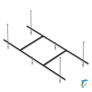 Каркас к ваннам серии Azario LILIANA 170 / EMILIA 170 сборный, шпильки, алюминий/сталь (AV.0011170K)  (AV.0011170K)