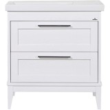 Тумба для комплекта ValenHouse Эйвори 80 белый, фурнитура хром — 