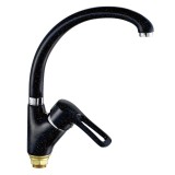 Смеситель для кухни HAIBA HB4166-7 латунь, черный — 