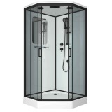 Душевая кабина Niagara Premium NG-6902-01D BLACK (100х100х220) ,стекло тонированное &mdash; 
