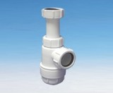 Сифон для умывальника McAlpine MRW2-NW — Сифон бутылочный (1 1/4''x32мм) без выпуска; выход на 32мм