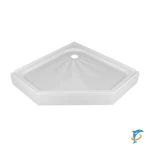 Поддон Alex Baitler AB9017V-1 пятиугольный в сборе (900x900x170) (AB9017V-1)