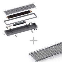 Конвектор ITTB.110.400.1300 с решеткой GRILL.SGA-40-1300 natural — 