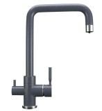 Смеситель для кухонной мойки Ulgran U-019 антрацит — 