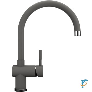 Смеситель для кухонной мойки Ulgran Quartz UQ-021 асфальт  (UQ-021-09)