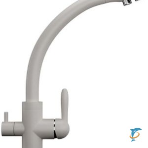 Смеситель для кухонной мойки Ulgran U-017 белый  (U-017-331)