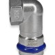 Уголок 90° для нержавеющей трубы Millennium 28х1" ВР  (UPNF2810)