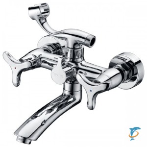 Смеситель для ванны Хром Kaiser Trio 57122  (57122)