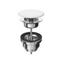 Донный клапан Kerama Marazzi с керамической крышкой для раковин PLAZA — 