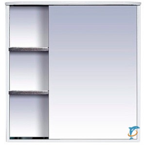 Зеркало со шкафом Мисти (Misty) Венера 80 правое со светом комбинированное  (П-Внр04080-25СвП)