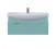 Мебель для ванной Misty Джулия 105 с зеркало-шкафом подвесная голубая