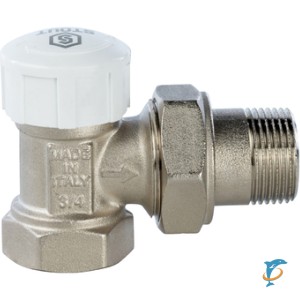 Термостатический вентиль угловой Stout 3/4  (SVT-0004-000020)