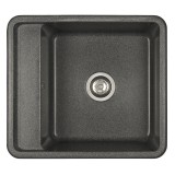 Мойка для кухни из литого мрамора Aquaton Беллис 57 графит 1A724932BS210 — 