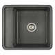 Мойка для кухни из литого мрамора Aquaton Беллис 57 графит 1A724932BS210  (1A724932BS210)