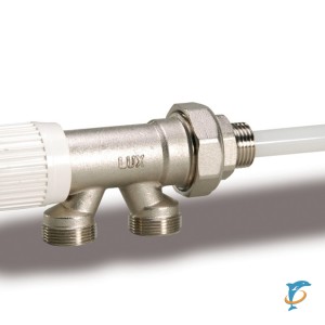 Блок для двухтрубной системы с нижней подводкой и ручной регулировкой LUXOR М88 (68072101)