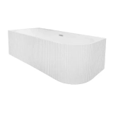 Ванна акриловая Azario LAGO BLANCO 1700х750х580 пристенная, левая, в комплекте с сифоном и металлической рамой (AZ-6724-1CL) &mdash; 