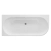 Ванна акриловая Azario LAGO BLANCO 1700х750х580 пристенная, левая, в комплекте с сифоном и металлической рамой (AZ-6724-1CL)